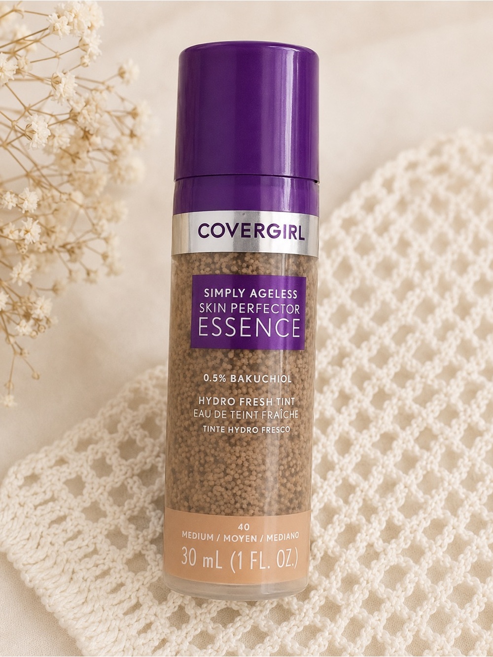COVERGIRL Simply Ageless Skin Perfector Essence – Medium 40